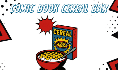 Comic Book Cereal Bar Cover Image