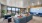 indoor sitting areas next to rooftop terrace