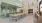 long dining table in large event kitchen
